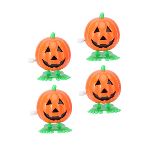 BESTonZON 4 Stück Teiliges Halloween Aufziehspielzeug aus Hochwertigem Bunte Sichere Pumpkin Figuren für Dekorative Laufspielzeuge für Party und BESTonZON 4 Stück Teiliges Halloween Aufziehspielzeug aus Hochwertigem Bunte Sichere Pumpkin Figuren für Dekorative Laufspielzeuge für Party und von BESTonZON