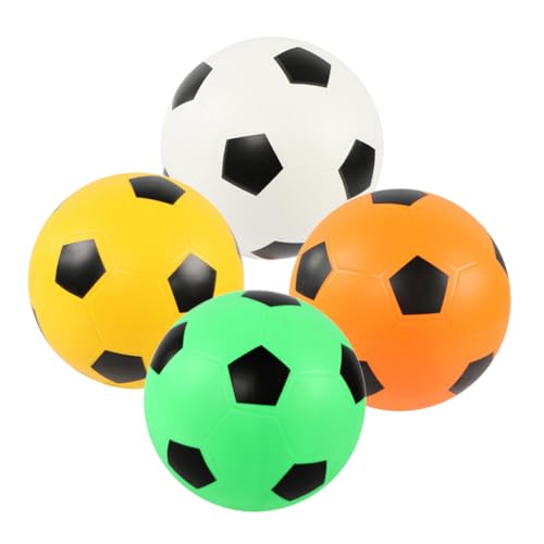 BESTonZON 4 Stück Teiliges Leichter Schaumstoff Fußball für rutschfest und Stoßdämpfend für Outdoor Sport und Rasen Fliesen für Jungen und Mädchen BESTonZON 4 Stück Teiliges Leichter Schaumstoff Fußball für rutschfest und Stoßdämpfend für Outdoor Sport und Rasen Fliesen für Jungen und Mädchen von BESTonZON
