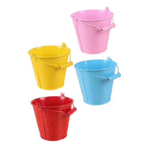 BESTonZON 4 Stück Teiliges Mini Sandspielzeug aus Farbigem Kleine Strand Eimer für Langlebig und Sicher für Strand Sandkasten und Outdoor Spielspaß BESTonZON 4 Stück Teiliges Mini Sandspielzeug aus Farbigem Kleine Strand Eimer für Langlebig und Sicher für Strand Sandkasten und Outdoor Spielspaß von BESTonZON