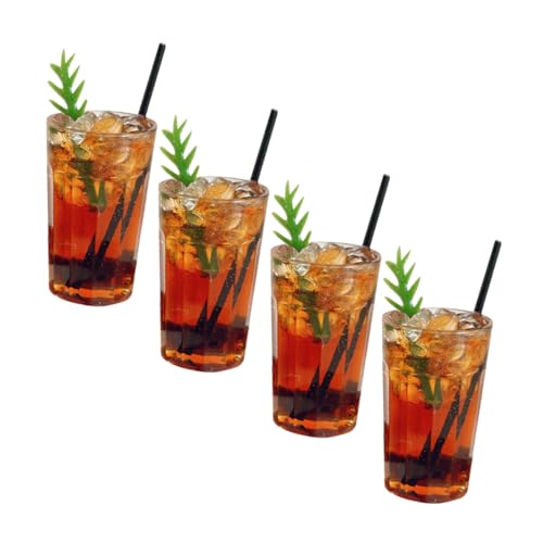 BESTonZON 4 Stück Teiliges Miniatur Kaffeetassen aus Resin Realistische Mini Latte Becher Leicht für Puppenhaus Küchen und Rollenspiel Zubehör BESTonZON 4 Stück Teiliges Miniatur Kaffeetassen aus Resin Realistische Mini Latte Becher Leicht für Puppenhaus Küchen und Rollenspiel Zubehör von BESTonZON