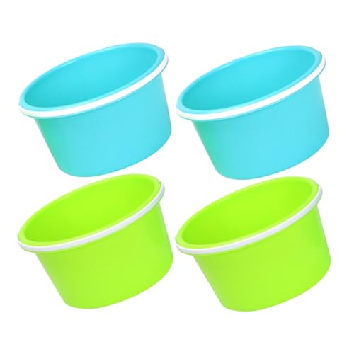 BESTonZON 4 Stück Teiliges Sandspielzeug Set Bunte Strand Eimer für Vielseitig Einsetzbar als Sand und Wasser für Sommeraktivitäten und Familienausflüge BESTonZON 4 Stück Teiliges Sandspielzeug Set Bunte Strand Eimer für Vielseitig Einsetzbar als Sand und Wasser für Sommeraktivitäten und Familienausflüge von BESTonZON