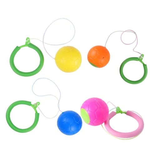 BESTonZON 4 Stück Teiliges Springball Bunte Sprungringe mit Leichtem Kunststoffball Fördert Koordination und Motorik Sportliches Outdoor Jungen und Mädchen Zufällige Farbe Zufällige Farbe BESTonZON 4 Stück Teiliges Springball Bunte Sprungringe mit Leichtem Kunststoffball Fördert Koordination und Motorik Sportliches Outdoor Jungen und Mädchen Zufällige Farbe Zufällige Farbe von BESTonZON