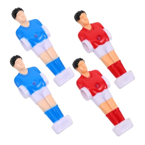 BESTonZON 4 Stück Teiliges Tischkicker Ersatzspieler Robuste Fußballspieler Figuren Rot und Blau Kompatible Tischfußball Zubehörteile für Tisch für Familienspiele und Realistische BESTonZON 4 Stück Teiliges Tischkicker Ersatzspieler Robuste Fußballspieler Figuren Rot und Blau Kompatible Tischfußball Zubehörteile für Tisch für Familienspiele und Realistische von BESTonZON