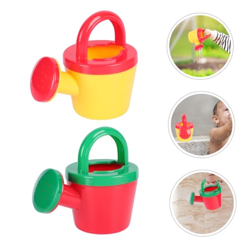 BESTonZON 4 Stück Teiliges Wasserspielzeug für Kleinkinder Bunte Gießkannen aus PP Sicher und Gesund Fördert Hand Auge Koordination und Kognitive Entwicklung für Bad und Garten im Sommer von BESTonZON