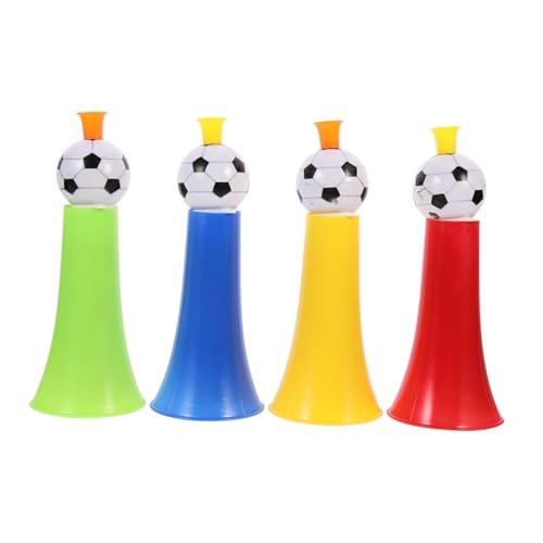 BESTonZON 4 Stück Teleskopisches Fußballhorn Fußballhörner und Krachmacher Fußballhörner für hühner Lautstarke Tröten Fußball Trompete Hupe für Fußballspiele Plastik BESTonZON 4 Stück Teleskopisches Fußballhorn Fußballhörner und Krachmacher Fußballhörner für hühner Lautstarke Tröten Fußball Trompete Hupe für Fußballspiele Plastik von BESTonZON