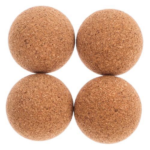 BESTonZON 4 Stück Tischfußball Korkbälle Holz Ersatzbälle für Indoor Tischkicker Robuste Langlebige Fußbälle Zubehör für Foosball Tischspiel BESTonZON 4 Stück Tischfußball Korkbälle Holz Ersatzbälle für Indoor Tischkicker Robuste Langlebige Fußbälle Zubehör für Foosball Tischspiel von BESTonZON