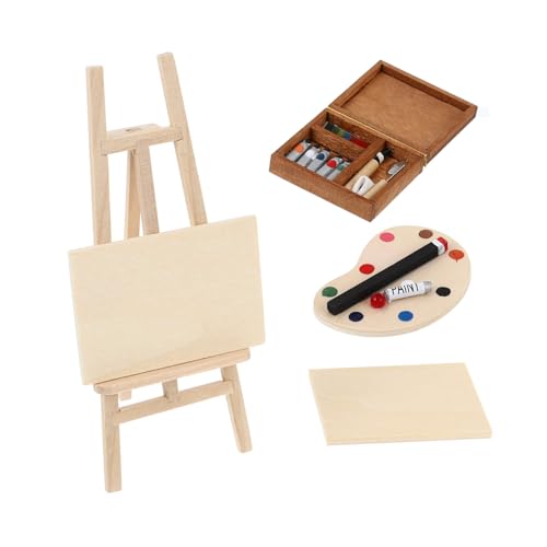 BESTonZON 4 Stück Zeichenbrett Aus Holz Staffelei Tischdeko Mini-landschaftsmodell Mini-hausschmuck Hölzernes Zeichenbrett Puppenhausmöbel Staffelei Aus Holz Mini-holzschmuck BESTonZON 4 Stück Zeichenbrett Aus Holz Staffelei Tischdeko Mini-landschaftsmodell Mini-hausschmuck Hölzernes Zeichenbrett Puppenhausmöbel Staffelei Aus Holz Mini-holzschmuck von BESTonZON