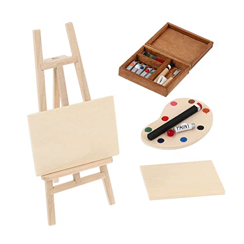 BESTonZON 4 Stück Zeichenbrett aus Holz Staffelei hühner bescherung Weihnachten weichnachtsgeschke Holzmalerei-Set dekoring tischdeko Mini-Landschaftsmodell hölzernes Zeichenbrett BESTonZON 4 Stück Zeichenbrett aus Holz Staffelei hühner bescherung Weihnachten weichnachtsgeschke Holzmalerei-Set dekoring tischdeko Mini-Landschaftsmodell hölzernes Zeichenbrett von BESTonZON