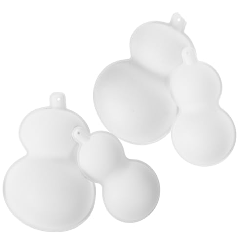 BESTonZON Bemalbare Papierkürbisse 4 Stück Blanke Kürbisbasteleien für Jungen und Mädchen Dekorative Party-requisiten Weiße Papierkürbisse Zeichenbedarf von BESTonZON
