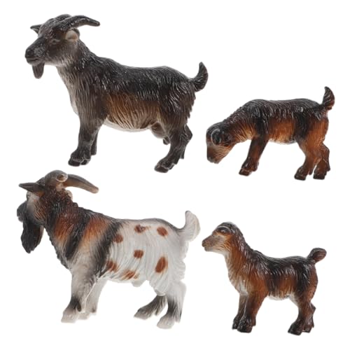 BESTonZON 4 Stück Ziegenmodell Schaffiguren Realistisches Tiermodell Ziegen Und Lammspielzeug Ziegenfiguren Realistische Nutztiere Realistische Schaffiguren Ziegen Und Schafdekor BESTonZON 4 Stück Ziegenmodell Schaffiguren Realistisches Tiermodell Ziegen Und Lammspielzeug Ziegenfiguren Realistische Nutztiere Realistische Schaffiguren Ziegen Und Schafdekor von BESTonZON