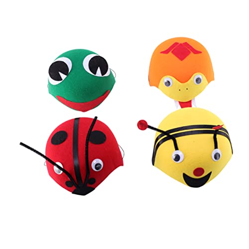 BESTonZON 4 Stück tierischer Hut tierkostüme für kinderkleider kinderkleidung kinderkostüme kleidung Cartoon-Tierhüte entzückende Hüte Partyzubehör Haar Requisiten Cartoon-Hüte BESTonZON 4 Stück tierischer Hut tierkostüme für kinderkleider kinderkleidung kinderkostüme kleidung Cartoon-Tierhüte entzückende Hüte Partyzubehör Haar Requisiten Cartoon-Hüte von BESTonZON