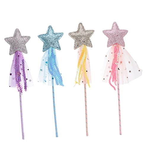 BESTonZON 4 Stücke Pentagramm Fee Zauberstab Zauberstäbe Foto Requisiten Fee Sticks Party Decor BESTonZON 4 Stücke Pentagramm Fee Zauberstab Zauberstäbe Foto Requisiten Fee Sticks Party Decor von BESTonZON