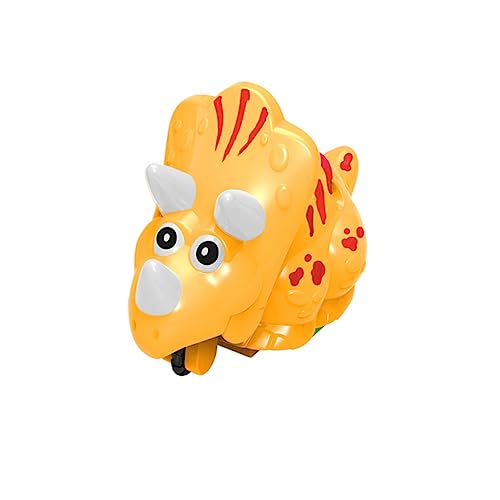 BESTonZON 4 Stücke Reibungsbetriebene Spielzeugautos Spielzeugautospielzeug Kinderspielzeug Frühpädagogisches Trägheitsfahrzeugspielzeug Mini Dinosaurier Automodell von BESTonZON