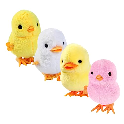 BESTonZON 4 Teiliges Aufziehspielzeug Set Springendes Küken Und Huhn Simulationstier Für üschspielzeug Interaktive Spielzeuge Für Kleinkinder Ostergeschenk BESTonZON 4 Teiliges Aufziehspielzeug Set Springendes Küken Und Huhn Simulationstier Für üschspielzeug Interaktive Spielzeuge Für Kleinkinder Ostergeschenk von BESTonZON