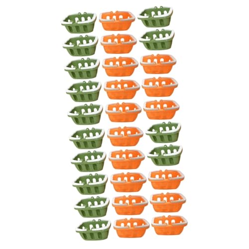 BESTonZON 40 STK Mini-Einkaufskorb Minispielzeug für Kinder wohnaccessoires dekor klein Geschenke für Kinder kindergeschenke Wohnkultur Ornament Korb-Modell Mini-Supermarkt-Handkorb Haushalt von BESTonZON