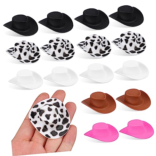 BESTonZON 40 STK Puppe dekorativer Hut Faltbarer Hut Neon-Partyzubehör Hut für die Party Neonhut Hüte für Frauen doll Accessories puppenhauszubehör Mini-Hut Minihut zum Basteln Plastik von BESTonZON