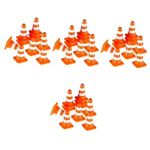 BESTonZON 40 STK Spielzeug-Straßenschild Verkehrszeichen für Kinder klein verkehrszeichen Spielzeug verkehrszeichen Kinder Ornament Kinderspielzeug Sandtischverzierungen Verkehrsmodelle Mini von BESTonZON