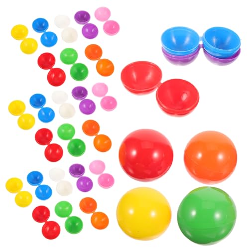 BESTonZON 40 Stck Teiliges Bunte Kunststoff Losbälle zum Öffnen Leichte Langlebige Raffle Draw Kugeln für Spiele Tombola und Überraschungen Farben Je für Unterhaltung und Gewinnspiele BESTonZON 40 Stck Teiliges Bunte Kunststoff Losbälle zum Öffnen Leichte Langlebige Raffle Draw Kugeln für Spiele Tombola und Überraschungen Farben Je für Unterhaltung und Gewinnspiele von BESTonZON