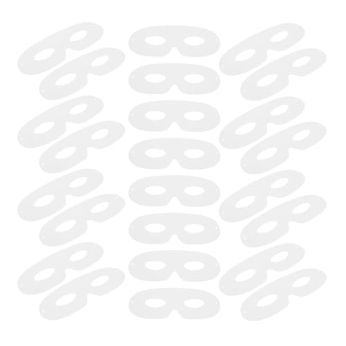 BESTonZON 40 Stück Teiliges Blanko Masken zum Bemalen Leichte Diy Papiermasken für Maskerade Karneval Halloween Kreative Bastelideen für Erwachsene von BESTonZON