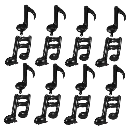 BESTonZON 40 Stück Teiliges Musiknoten Aluminiumfolienballons Schwarze Musikthemen Deko für Geburtstagsfeiern Hochzeiten Konzerte und Bandpartys Kreative Partydekoration für Lebhafte BESTonZON 40 Stück Teiliges Musiknoten Aluminiumfolienballons Schwarze Musikthemen Deko für Geburtstagsfeiern Hochzeiten Konzerte und Bandpartys Kreative Partydekoration für Lebhafte von BESTonZON