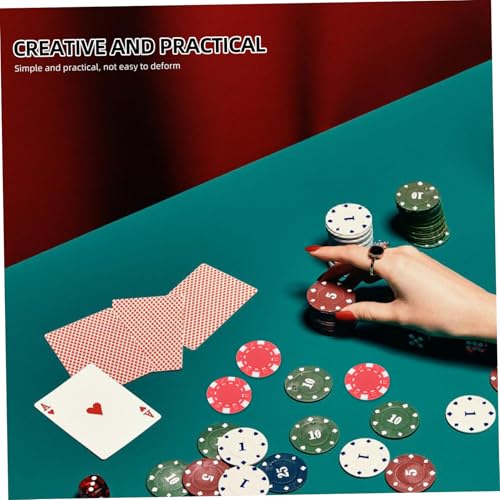 BESTonZON 40 Stück Teiliges Pokerchip Kunststoffspielsteine Klein Rund Wiederverwendbar für Brettspiele Lernen Zählen Sortieren mit Glatter Oberfläche und Langlebiger Qualität BESTonZON 40 Stück Teiliges Pokerchip Kunststoffspielsteine Klein Rund Wiederverwendbar für Brettspiele Lernen Zählen Sortieren mit Glatter Oberfläche und Langlebiger Qualität von BESTonZON