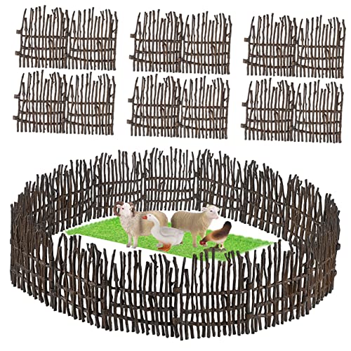 BESTonZON 40 Stück Zaunpferdespielzeug Bauernhof Corral Zaun Hühnerdrahtzaun Zaunnetz Haustierzaun Spielzeugpferde Pferdestall Set Spielzeugzäune Für Bauernhofzaunnetz Bauernhofzäune von BESTonZON