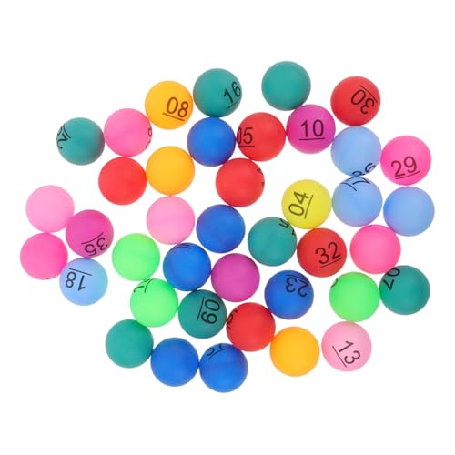 BESTonZON 40st Lotteriekugeln Bingo-Rad Bingo-preise Farbe Lotterieball Mehrfarbige Spielball Tischtennis Lotterie Tischtennis-lotterieball Indoor- Farbball-Lotterie Farblotterie Pp BESTonZON 40st Lotteriekugeln Bingo-Rad Bingo-preise Farbe Lotterieball Mehrfarbige Spielball Tischtennis Lotterie Tischtennis-lotterieball Indoor- Farbball-Lotterie Farblotterie Pp von BESTonZON