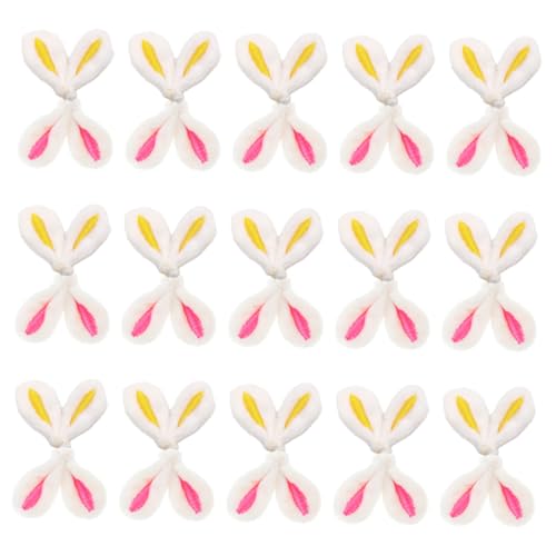 BESTonZON 40st Plüsch Hasenohren Haarnetze Für Dutts Tasche Hase Halloween-hase Spielzeugball-Eier Tiefe Wellenperücke Kleine Geldbörsenhaken Dornschließe Stifte Elastisches Mesh-haarnetz von BESTonZON