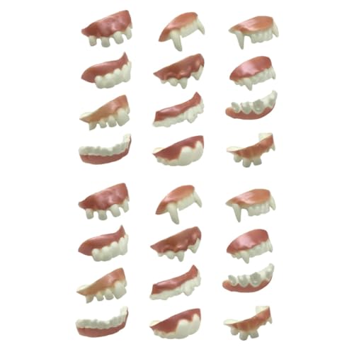 BESTonZON 48 STK Halloween Party zahnprothese Fake zähne Party Halloween Geschenkidee für Reisende Aprilscherz Scherzartikel dupes Ohrringe Cosplay Requisiten Vampir Spielzeug Kleidung Weiß BESTonZON 48 STK Halloween Party zahnprothese Fake zähne Party Halloween Geschenkidee für Reisende Aprilscherz Scherzartikel dupes Ohrringe Cosplay Requisiten Vampir Spielzeug Kleidung Weiß von BESTonZON