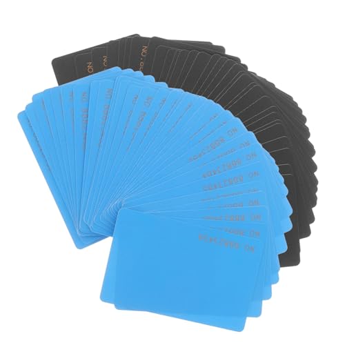 BESTonZON 48 Stücke Spielkarten Belohnung Requisiten Studie Belohnung Scorecard Karten Tisch Spiel Poker Chips Brettspiel Prop Ermutigen Scorecard Karten Interaktive Kunststoff von BESTonZON