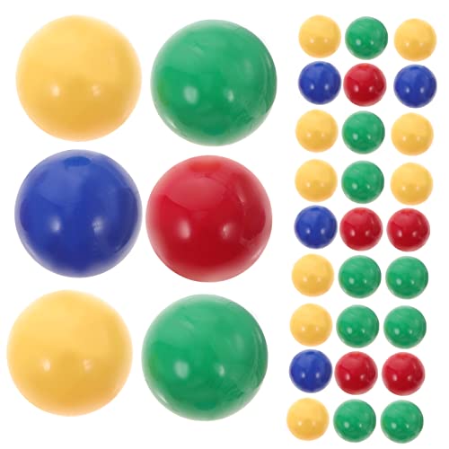 BESTonZON 48st Farbige Feste Kugel Spiel Ersatzbälle Farbiger Kunststoff Kugelspielzeug Spielzeuge Ersatzkugeln Für Murmeln Zubehör Für Puppenhäuser Marmor Kind Lehrmittel Plastik BESTonZON 48st Farbige Feste Kugel Spiel Ersatzbälle Farbiger Kunststoff Kugelspielzeug Spielzeuge Ersatzkugeln Für Murmeln Zubehör Für Puppenhäuser Marmor Kind Lehrmittel Plastik von BESTonZON