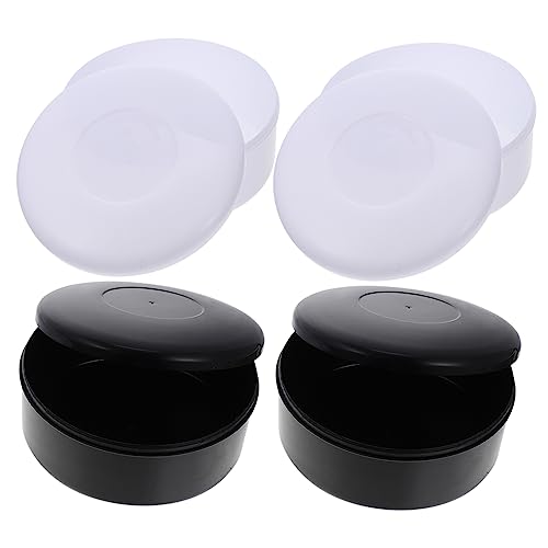 BESTonZON 4Boxen Stücke Halter für Schachsteine mit Deckel kreisförmiges Schachglas Go-Schach- aus Spielversorgung Weiß BESTonZON 4Boxen Stücke Halter für Schachsteine mit Deckel kreisförmiges Schachglas Go-Schach- aus Spielversorgung Weiß von BESTonZON