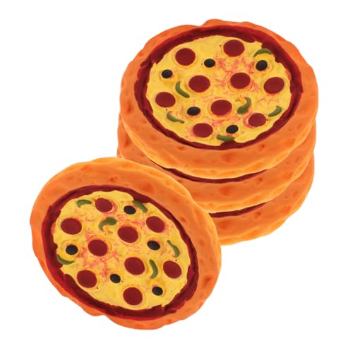 BESTonZON Realistisches Pizzaboden-mini-lebensmittelmodell – Puppenhaus-küchenzubehör Für Kinder von BESTonZON