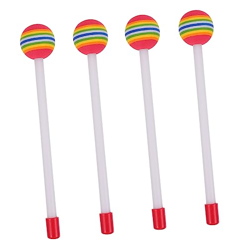 BESTonZON 4Stücke Bunte Percussion Drumsticks aus Musikinstrumente für Junge Mädchen und Jungen für Trommelübungen und Sensorische Entwicklung von BESTonZON