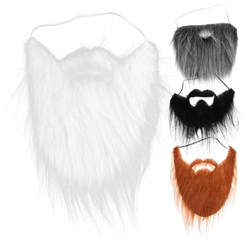 BESTonZON 4Stücke Cosplay Falsche für Männer und Wiederverwendbare Kostümrequisiten für Halloween Fasching und Bühnenaufführungen von BESTonZON