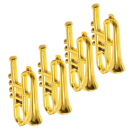 BESTonZON 4-teiliges Miniatur-instrumentenset Für Das Puppenhaus Realistische Mini-musikinstrumente Aus Kunststoff Als Dekoration Für Das Puppenhaus-Ornament BESTonZON 4-teiliges Miniatur-instrumentenset Für Das Puppenhaus Realistische Mini-musikinstrumente Aus Kunststoff Als Dekoration Für Das Puppenhaus-Ornament von BESTonZON