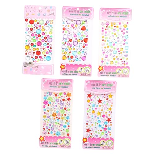 BESTonZON 5 Blätter Aufkleber aus Acryl Produkte Spielzeugkorb künstlicher Korb Zahnstangenspatel Handkörbe Zinn Wand Dekorationen wandornament Stick Flatback Strasssteine Flatback-Diamanten BESTonZON 5 Blätter Aufkleber aus Acryl Produkte Spielzeugkorb künstlicher Korb Zahnstangenspatel Handkörbe Zinn Wand Dekorationen wandornament Stick Flatback Strasssteine Flatback-Diamanten von BESTonZON