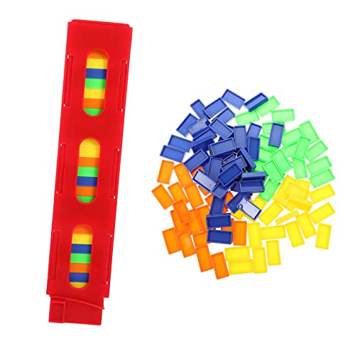 BESTonZON 5 Dominosteine ​​Zug Domino Für Domino Zug Kinderspielzeug Kunststoff von BESTonZON