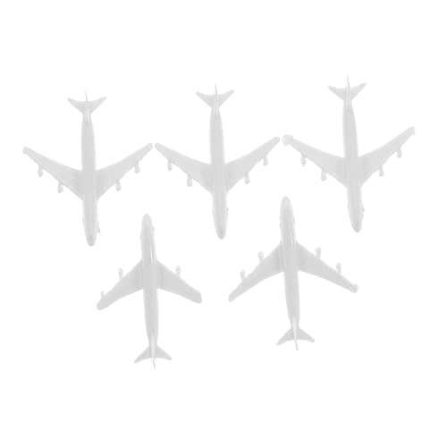 BESTonZON 5 STK. Modellbaumaterialien modellflugzeuge Spielzeugflugzeug Flugzeug kleines Flugzeugspielzeug Druckgussflugzeuge Sandkasten-Miniaturen Plastik Weiß BESTonZON 5 STK. Modellbaumaterialien modellflugzeuge Spielzeugflugzeug Flugzeug kleines Flugzeugspielzeug Druckgussflugzeuge Sandkasten-Miniaturen Plastik Weiß von BESTonZON