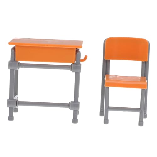 BESTonZON 5 Sätze Miniatur Klassenzimmer Möbel Set Kunststoff Miniatur Schulmöbel Modell Realistische Kleine Schreibtische Und Stühle Für Puppenhaus Dekoration Lernspielzeug BESTonZON 5 Sätze Miniatur Klassenzimmer Möbel Set Kunststoff Miniatur Schulmöbel Modell Realistische Kleine Schreibtische Und Stühle Für Puppenhaus Dekoration Lernspielzeug von BESTonZON