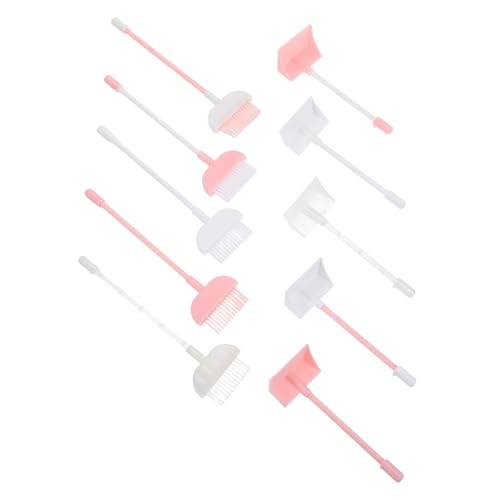 BESTonZON 5 Sätze Miniatur Reinigungsset mit Simuliertem Kehrblech und Besen für Puppen Leicht und Ergonomisch Fördert Feinmotorik und Koordination Beim Rollenspiel von BESTonZON