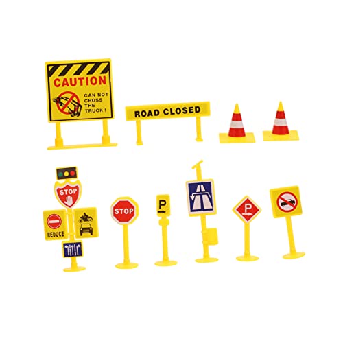 BESTonZON 5 Satz Verkehrszeichen Modellspielzeug aus Robustem Teiliges Micro Landschaftsdekor Pädagogisches Straßenschild Set für Verkehrserziehung und Dekoration BESTonZON 5 Satz Verkehrszeichen Modellspielzeug aus Robustem Teiliges Micro Landschaftsdekor Pädagogisches Straßenschild Set für Verkehrserziehung und Dekoration von BESTonZON