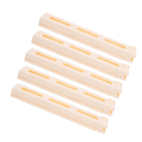 BESTonZON 5 Stück Domino Aufbewahrungsbox Kunststoff Domino Halter Rampenmechanismus für Mexikanisches Zugspiel Praktisch und Langlebig von BESTonZON