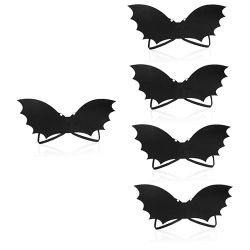 BESTonZON 5 Stück Halloween Fledermausflügel Kostüm mit Verstellbarem Gurt Weiche Eva Bat Wing Cosplay Partydeko und Foto Requisite für Rollenspiele und Mottopartys von BESTonZON