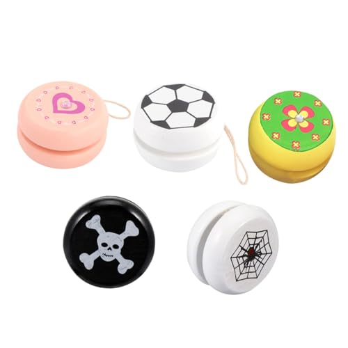 BESTonZON 5 Stück Hölzernes Jo-jo Yo Yo - - Yoyo-Ball Jo-jo- Aus Holz Pädagogisches Kinderspielzeug BESTonZON 5 Stück Hölzernes Jo-jo Yo Yo - - Yoyo-Ball Jo-jo- Aus Holz Pädagogisches Kinderspielzeug von BESTonZON