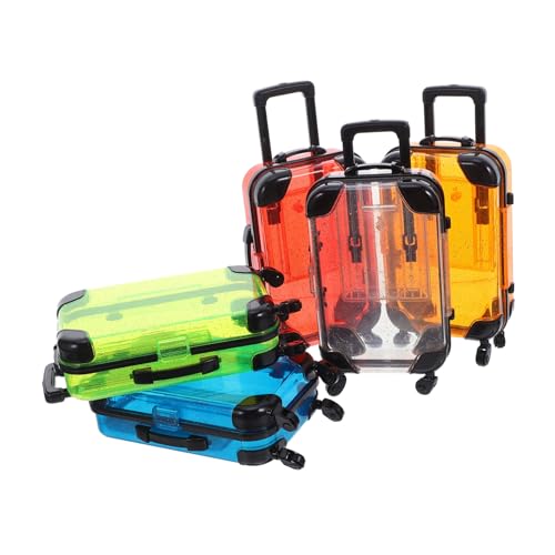 BESTonZON 5 Stück Kinderspielzeugbehälter Kindertrolley Spielzeuggepäck Für Minikoffer Kleinkindkoffer Kinderkoffer Kinderreiseanzug Kinderkoffer Koffer Mit Rollen BESTonZON 5 Stück Kinderspielzeugbehälter Kindertrolley Spielzeuggepäck Für Minikoffer Kleinkindkoffer Kinderkoffer Kinderreiseanzug Kinderkoffer Koffer Mit Rollen von BESTonZON