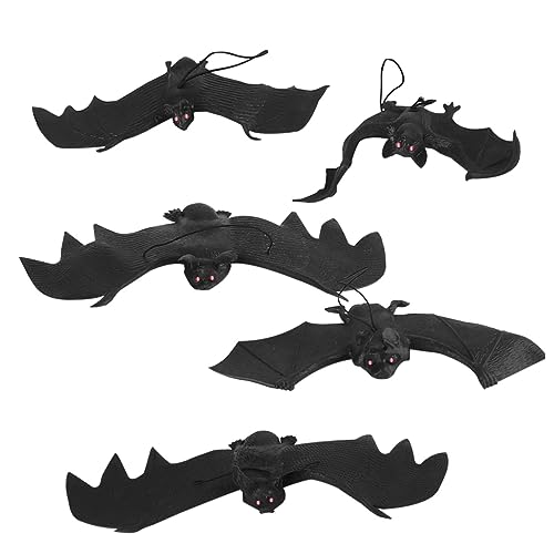 BESTonZON 5stücke Halloween Bat Dekoration Für Gruselige Feiern Für Hausdekoration Und Outdoor-Halloween-Events von BESTonZON