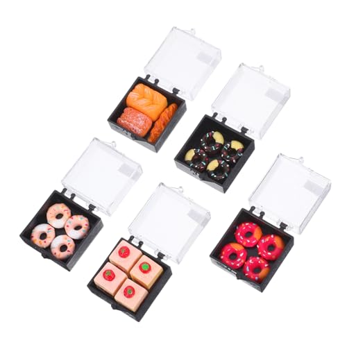 BESTonZON 5 Stück Mini -Kuchenmodell Miniaturlebensmittel realistisch Realistischer Kuchen Lebensmittelmodell Miniaturfutter Miniatur-Harzfutter Puppenhaus-Miniaturkuchen Mini-Kuchen Plastik BESTonZON 5 Stück Mini -Kuchenmodell Miniaturlebensmittel realistisch Realistischer Kuchen Lebensmittelmodell Miniaturfutter Miniatur-Harzfutter Puppenhaus-Miniaturkuchen Mini-Kuchen Plastik von BESTonZON