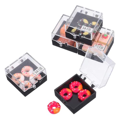 BESTonZON 5 Stück Mini Plastik Spielzeugkuchen Lebensechte Miniatur-dessertmodelle Vielseitige DIY Dekoration für Puppenhaus und Bastelprojekte BESTonZON 5 Stück Mini Plastik Spielzeugkuchen Lebensechte Miniatur-dessertmodelle Vielseitige DIY Dekoration für Puppenhaus und Bastelprojekte von BESTonZON