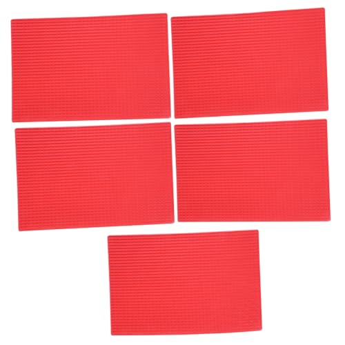 BESTonZON 5 Stück Miniatur Dachziegel Realistische Modellbau Zubehör für Puppenhäuser Mini und Sandkasten Szenarien für Kreative Bastelprojekte und von BESTonZON